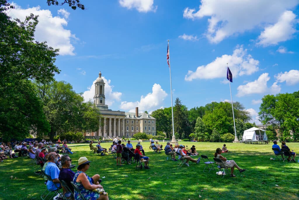 Old Main Lawn at Penn State.